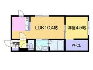 仮)クラージュYOICHIIII【2階】の間取り
