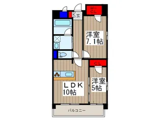 栄町弥生マンション【1階】の間取り