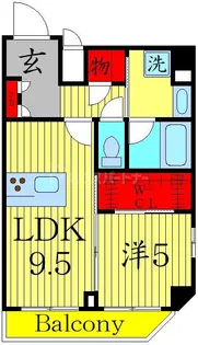 アルテシモ エジス【7階】の間取り