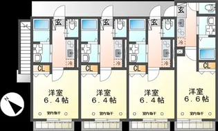 エクセレントグローリータウン【1階】の間取り
