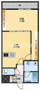 オリーブ今村【2階】の間取り