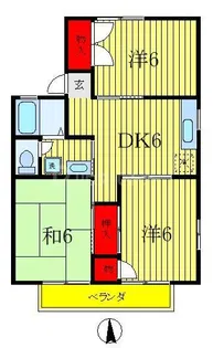 パールハイツ蒲田24【2階】の間取り