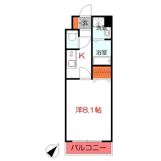 アールズコート【4階】の間取り
