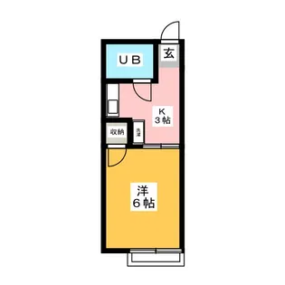 CASAクレッシェント【1階】の間取り