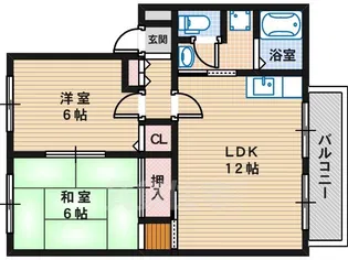 ガーデンコート【1階】の間取り