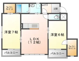 ブルーム【2階】の間取り