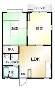 福島県いわき市好間町下好間字一町坪【アパート】の間取り