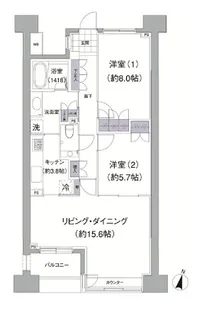 アビティ目黒【3階】の間取り