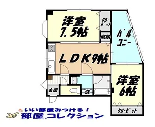 エミナースII【2階】の間取り
