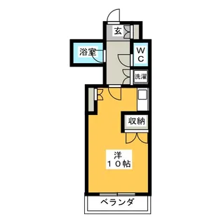 ハイネス本山【4階】の間取り