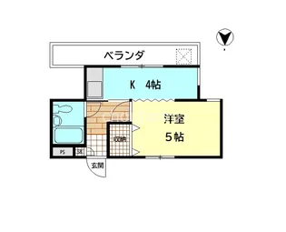 ハイツ吉岡【3階】の間取り