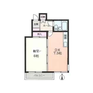 望洋荘【2階】の間取り