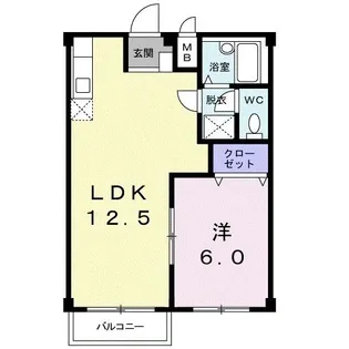 エルディムヒロ【2階】の間取り