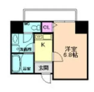 パーラム徳庵【6階】の間取り