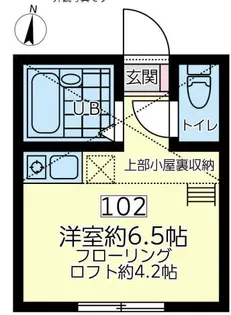 ユナイト根岸ミランダの杜【1階】の間取り