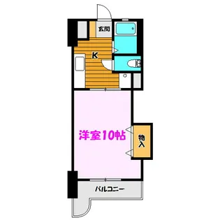 丸武マンション【1階】の間取り