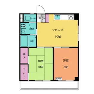 塩田ハイツ A【3階】の間取り