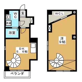 オルハレI【2階】の間取り