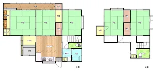 熊本県熊本市北区貢町【一戸建】の間取り