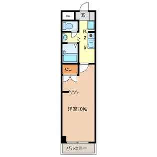 KURIMAマンション【3階】の間取り