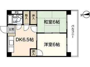 コーポサンシャイン’81【3階】の間取り