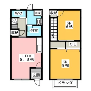 Tijuana North【2階】の間取り