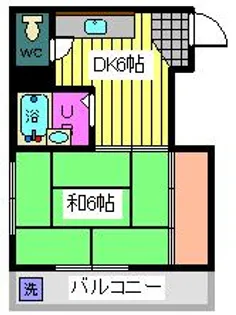 たわーず国際【2階】の間取り