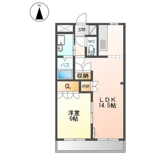 コンフォースII【2階】の間取り