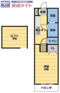 クレバネス町屋【1階】の間取り