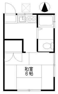 ハイツカトレア【1階】の間取り