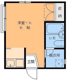 メゾン千舟【1階】の間取り