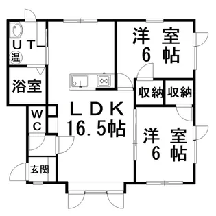 カーサ東陽館【1階】の間取り