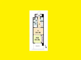 ライブガーデン江坂VIII【5階】の間取り