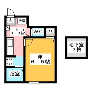 サーフライダーII【1階】の間取り