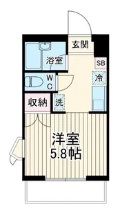ヒルズコーナー鷺沼【3階】の間取り