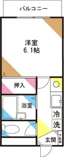 トルス大久保II【1階】の間取り
