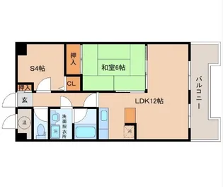 ヴィラIZUMIセントラル【1階】の間取り