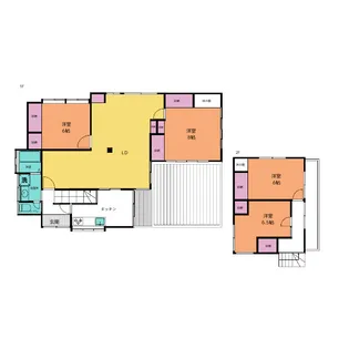 ウッドデッキハウス瀬谷の間取り