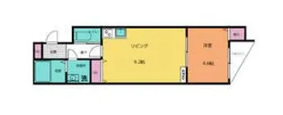 綾瀬1丁目複合ビル(仮称)【2階】の間取り