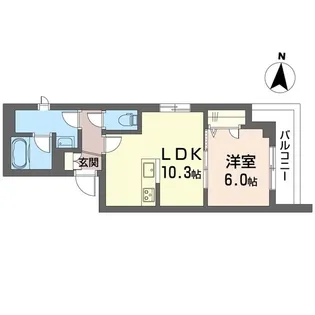 シャーメゾンマレ【2階】の間取り
