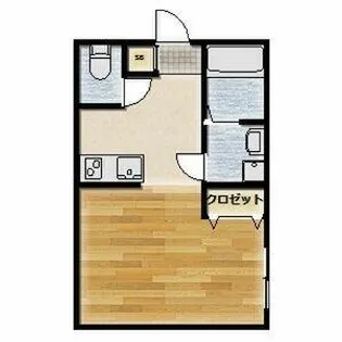 ネモフィラ青井【1階】の間取り