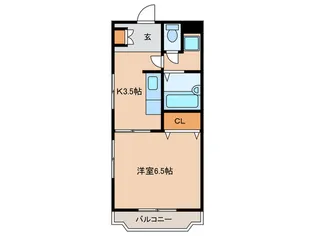 スカイヒルズM【2階】の間取り
