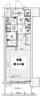 スワンズシティ堂島川【6階】の間取り