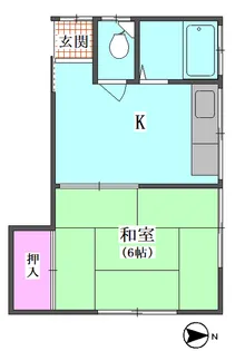 長澤荘【2階】の間取り