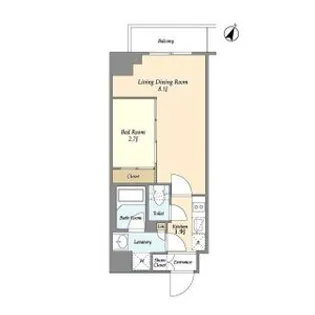 プラート宮坂【1階】の間取り