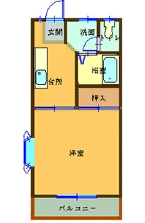ラプラス十日町【2階】の間取り