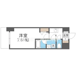 大阪府大阪市北区池田町【マンション】の間取り