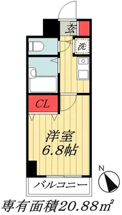 千葉県浦安市富士見5【マンション】の間取り