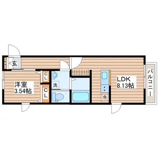 【新築】sol levante(ソルレヴェンテ)【3階】の間取り
