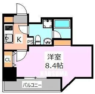 東京都荒川区西尾久4【マンション】の間取り